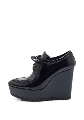 Prada Pre-Owned heeled Derby shoes - Black