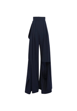 A.W.A.K.E. Mode slit-knee trousers - Blue