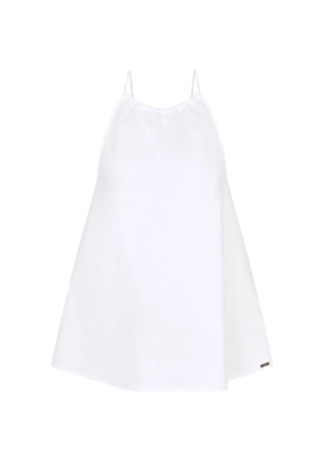 Armani Exchange halterneck blouse - White