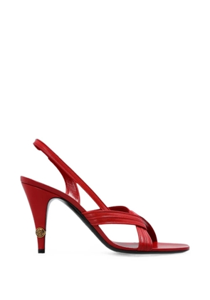 Versace Gianni crossover-strap sandals - Red