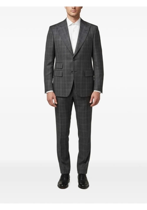 Tom Ford Vintage plaid peak-lapel suit - Grey
