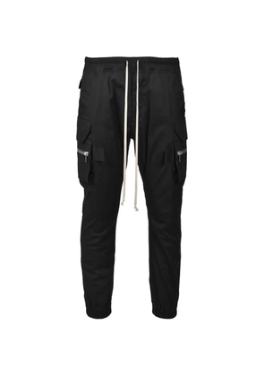 Rick Owens multi-pocket drawstring track pants - Black