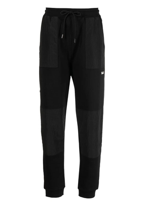 Woolrich mix media track trousers - Black