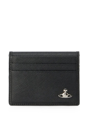 Vivienne Westwood orb plaque card holder - Black