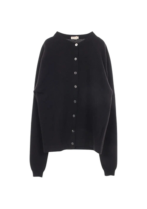 Hermès Pre-Owned Serie button cashmere cardigan - Black