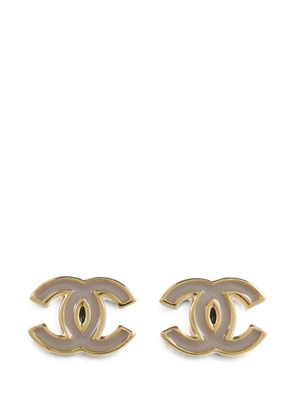 CHANEL Pre-Owned CC stud earrings - Gold