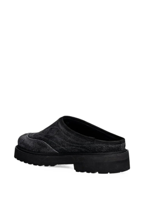 Diemme contrast-stitch slip-on mules - Grey