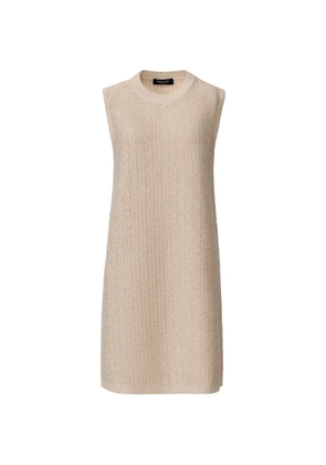Fabiana Filippi sequin-embellished knitted midi dress - Neutrals