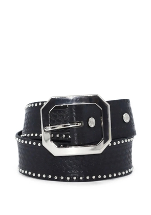 Htc Los Angeles Mulholland studded leather belt - Black