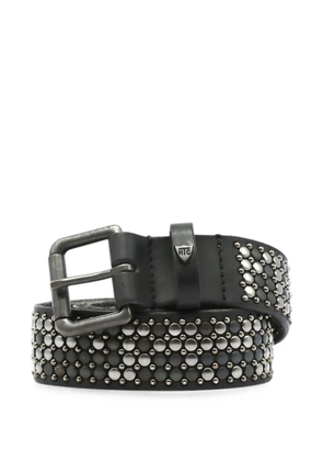 Htc Los Angeles Nest studded leather belt - Black