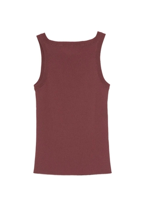 Liviana Conti ribbed-knit top - Red