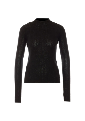 PINKO ribbed wool sweater - Black