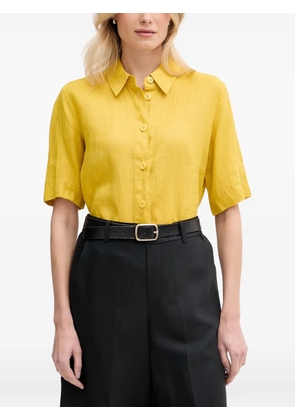 Benetton short-sleeve button-down shirt - Yellow