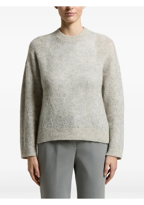 Peserico diamond-knit sweater - Grey