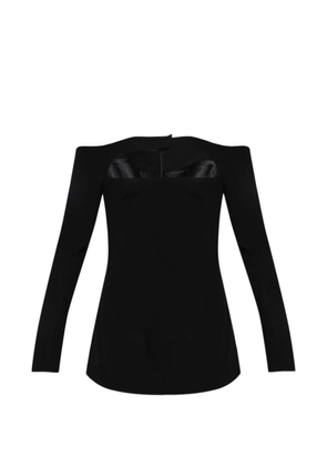 Florence & Fortitude Jordan cutout long-sleeve top - Black