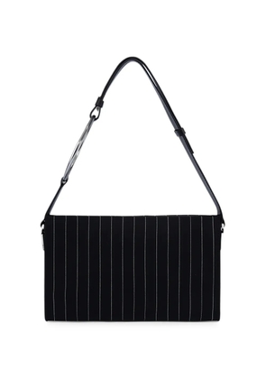 DONDUP pinstripe-pattern ring-detail tote bag - Black
