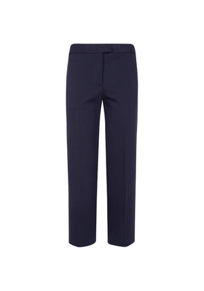 Liviana Conti pressed-crease tailored trousers - Blue