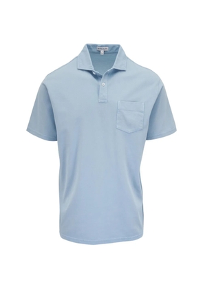 Peter Millar knit-texture short-sleeved polo shirt - Blue