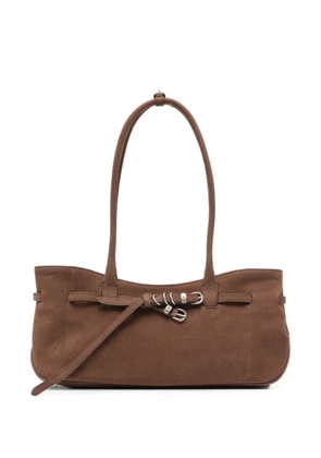Marge Sherwood buckle-detail shoulder bag - Brown