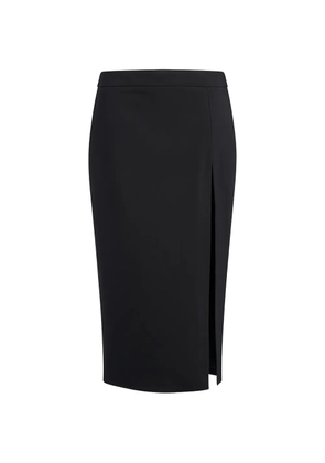 DONDUP side-slit maxi skirt - Black