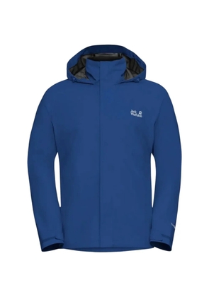 JACK WOLFSKIN Trailtime 2l hooded logo-print jacket - Blue
