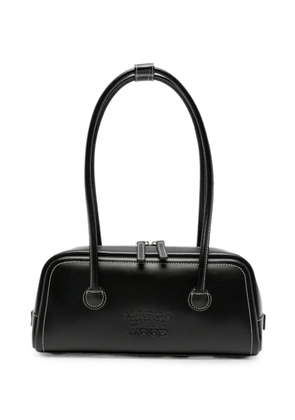 Marge Sherwood contrast-stitch logo-embossed tote bag - Black