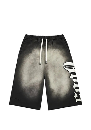 GODSPEED OG 3Qtr faded logo-patch shorts - Black