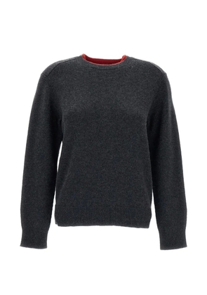 LouLou de Saison Otis ribbed-trim cashmere sweater - Grey