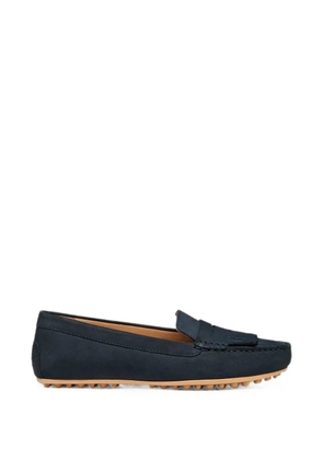 Geox Kalistena fringe-detail suede loafers - Blue