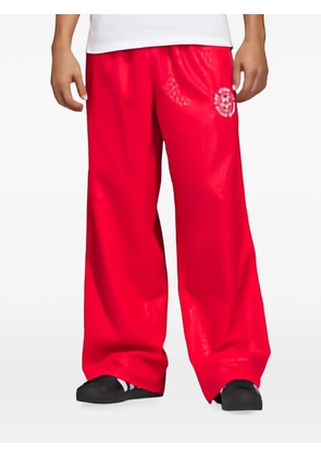adidas logo-patch track pants - Red