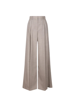 Weekend Max Mara pleated wide-leg trousers - Neutrals