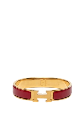 Hermès Pre-Owned 2000-2026 Narrow Enamel Clic H Bracelet PM costume bracelet - Red