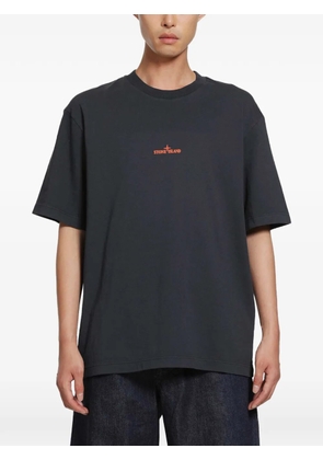 Stone Island logo-print T-shirt - Blue