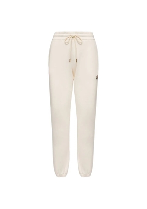 Moncler drawstring-waist logo-patch track pants - Neutrals