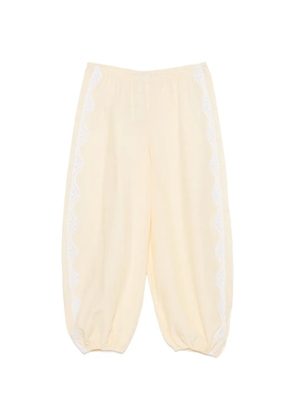 Posse Tabitha lace-trim pants - Neutrals