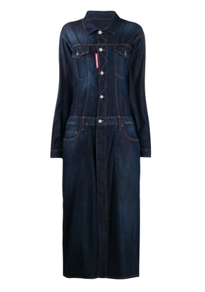 DSQUARED2 maxi denim dress - Blue