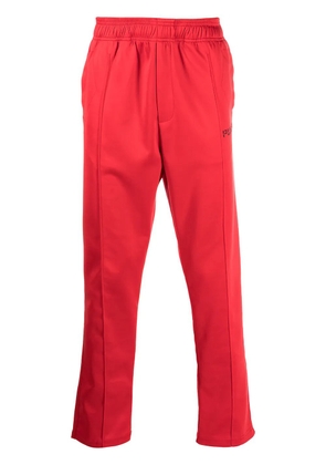 Purple Brand logo-print track pants - Red