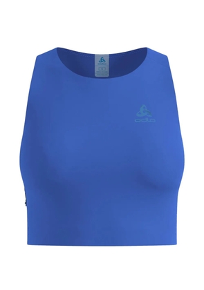 ODLO X-Alp Trail Cargo Running cropped-silhouette tank top - Blue