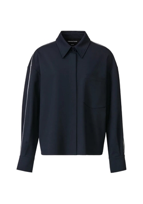 Fabiana Filippi bead-embellished drop-shoulder jacket - Blue