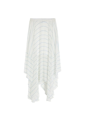 BONDI BORN Capri square maxi skirt - White