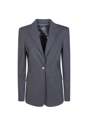 PINKO single-breasted peak-lapels blazer - Grey