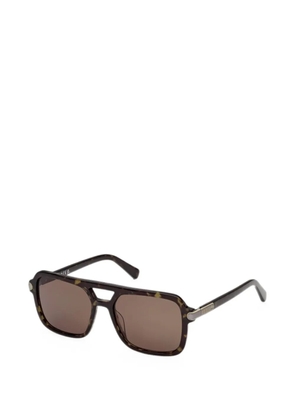 adidas tortoiseshell-effect sunglasses - Brown