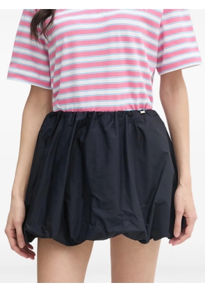 Gaudi elasticated bubble-hem skirt - Blue
