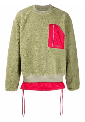 AMBUSH layered-effect jumper - Green