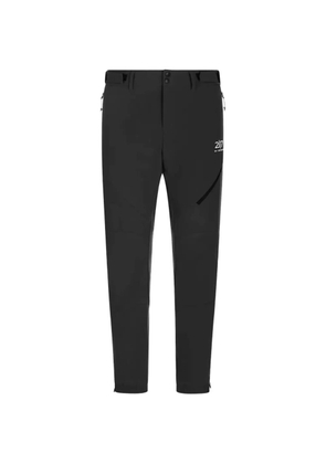 2117 of Sweden Sandhem logo-print panelled trousers - Black