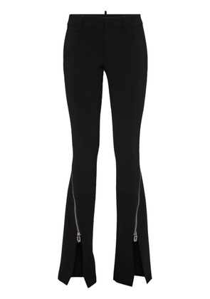 DSQUARED2 low-rise bootcut trousers - Black