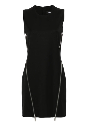 DSQUARED2 Audrey zip-detailed shift dress - Black