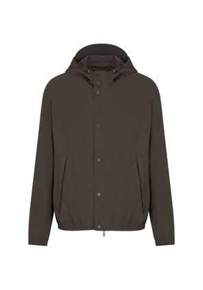 Armani Exchange press-stud jacket - Brown