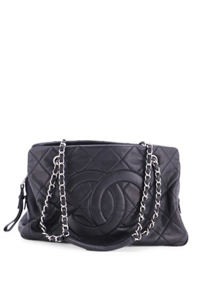 CHANEL Pre-Owned Timeless CC Shopping Tote Quilted Caviar Medium shoulder bag - Black