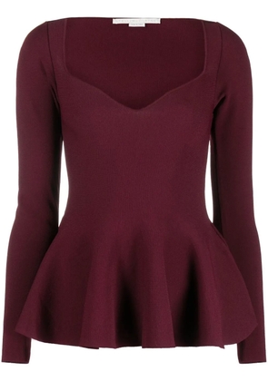 Stella McCartney peplum-hem top - Red